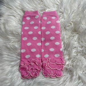 New Baby Pink Leg Warmers/ Baby Crawlers